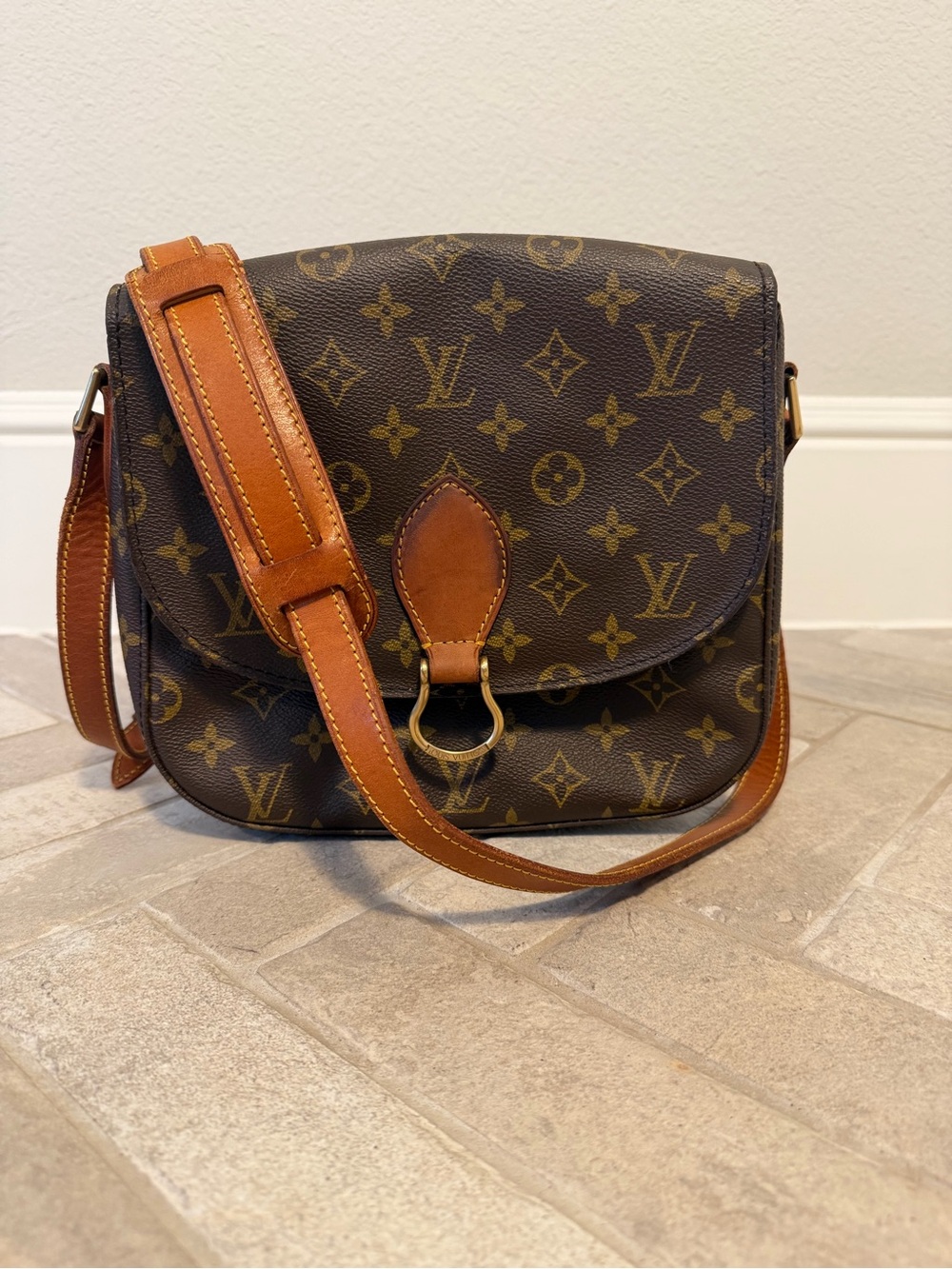 Louis Vuitton Vintage Monogram Saint Cloud GM Shoulder Bag
